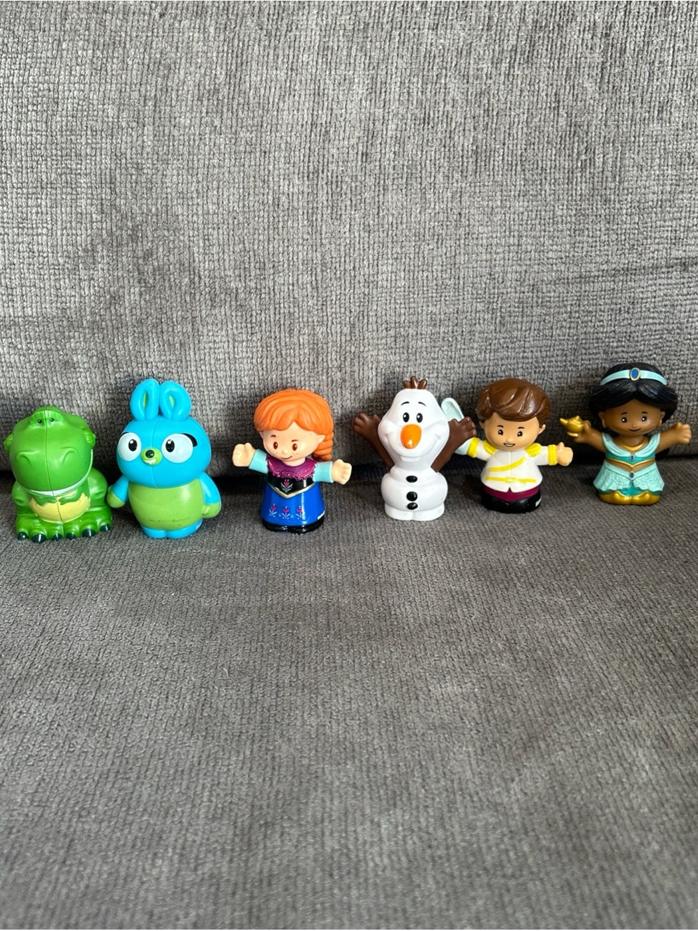 Fisher Price Little People Disney Lot Of 6 Toy Story Frozen Cinderella Jasmine